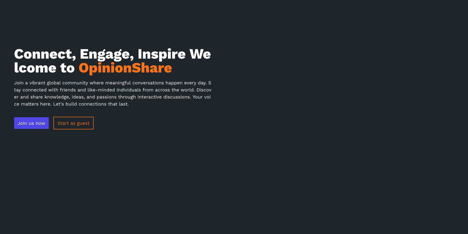Forums main page